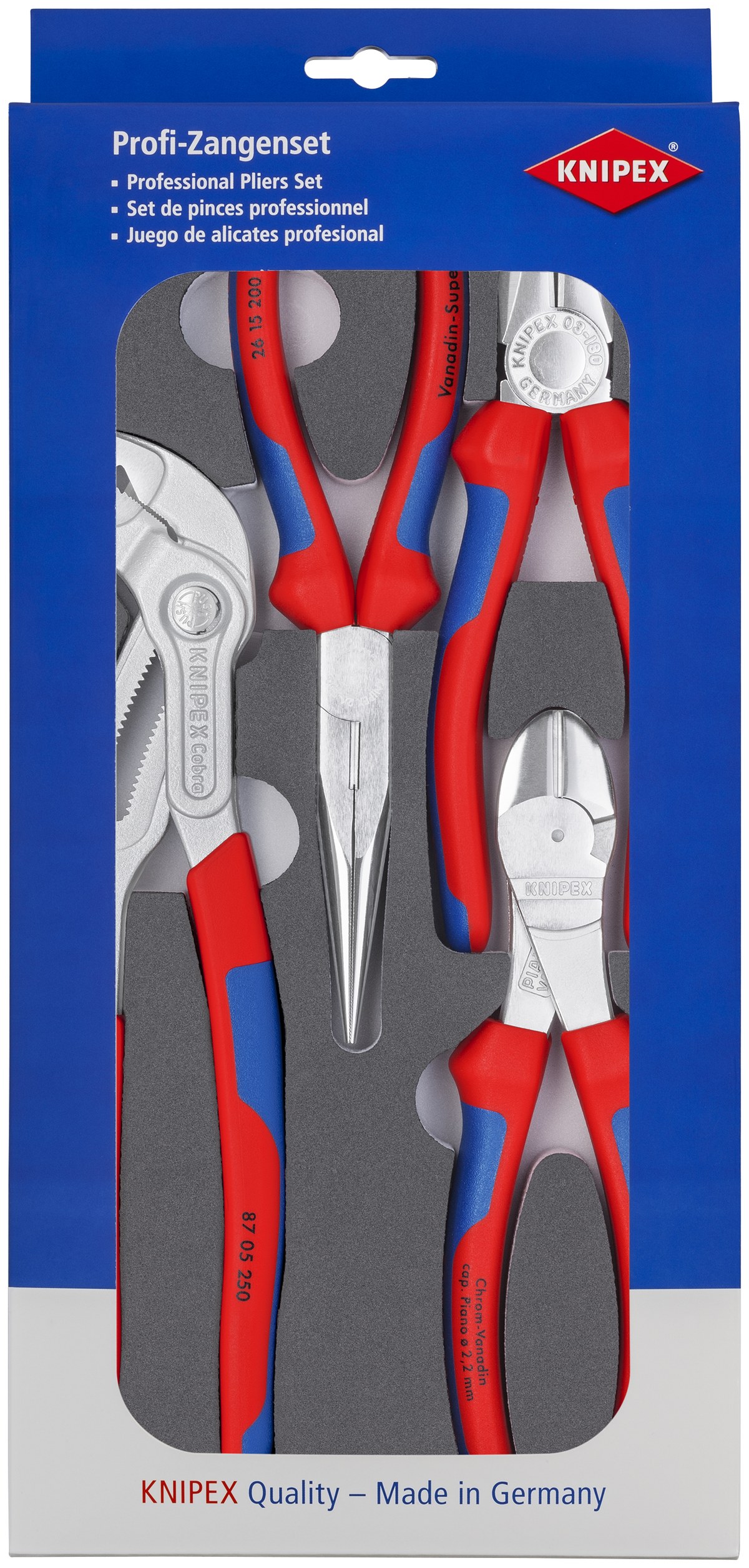 Bộ kìm phe KNIPEX 00 20 01 V17, chính hãng CHLB Đức thumbnail 2
