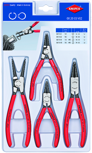 Bộ kìm phe KNIPEX 00 20 03 V02, chính hãng CHLB Đức
