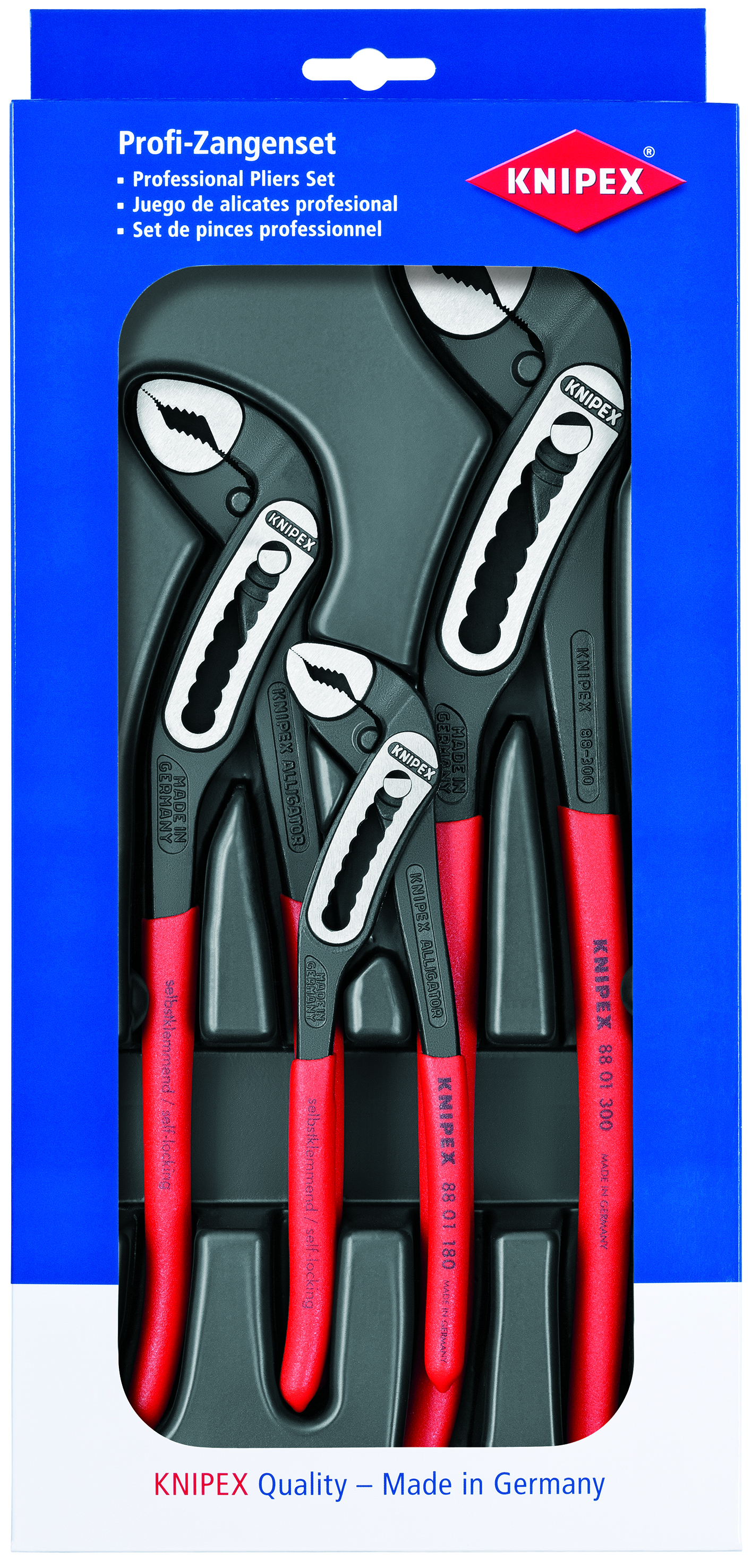 KNIPEX 00 20 09 V03 Alligator® Set 1 x 88 01 180, 1 x 88 01 250, 1 x 88 01 300