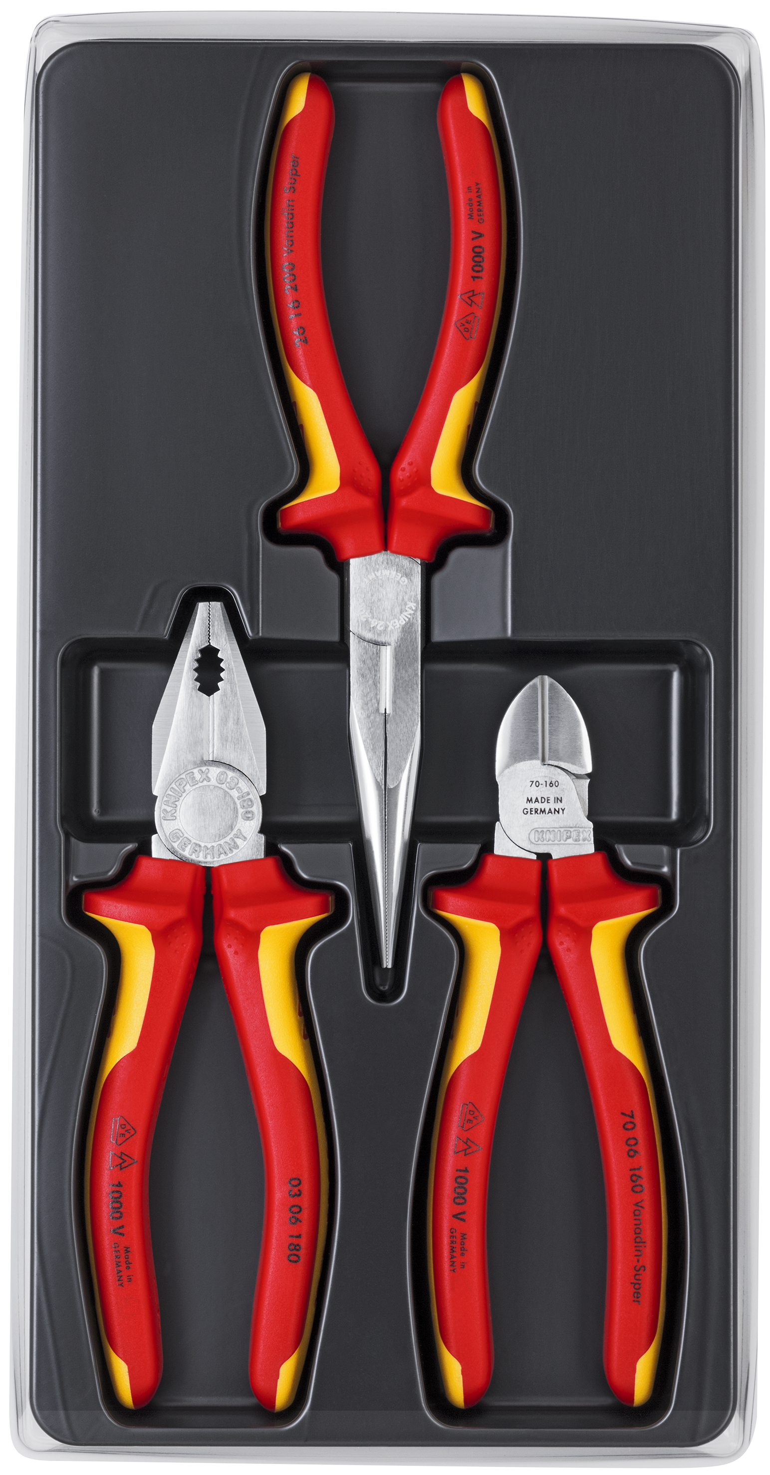 KNIPEX 00 20 12 V02 VDE Screwdriver Set Slotted / Phillips® 6 parts thumbnail 3