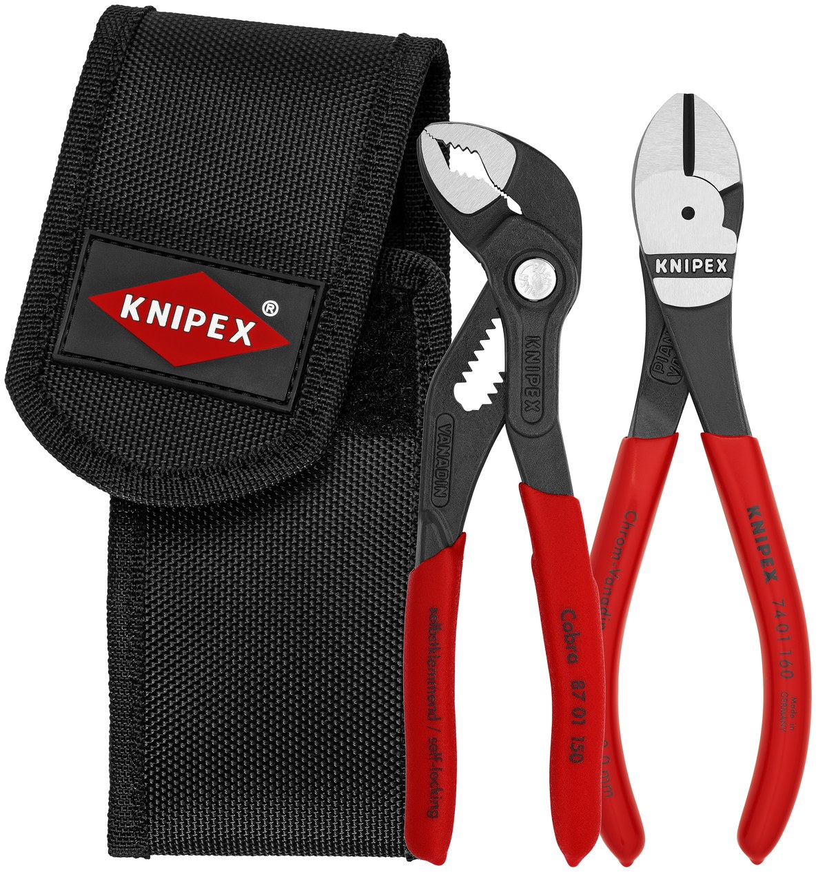 Bộ kìm phe KNIPEX 00 20 72 V02, dài 160mm