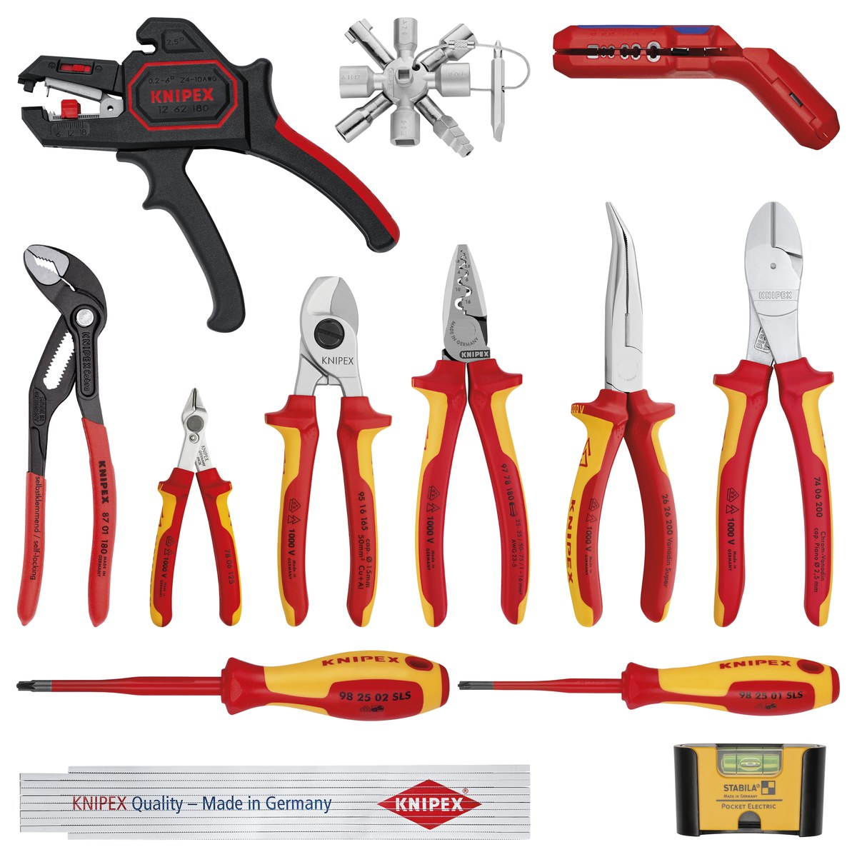 Bộ kìm phe KNIPEX 00 20 90 V02, chính hãng CHLB Đức