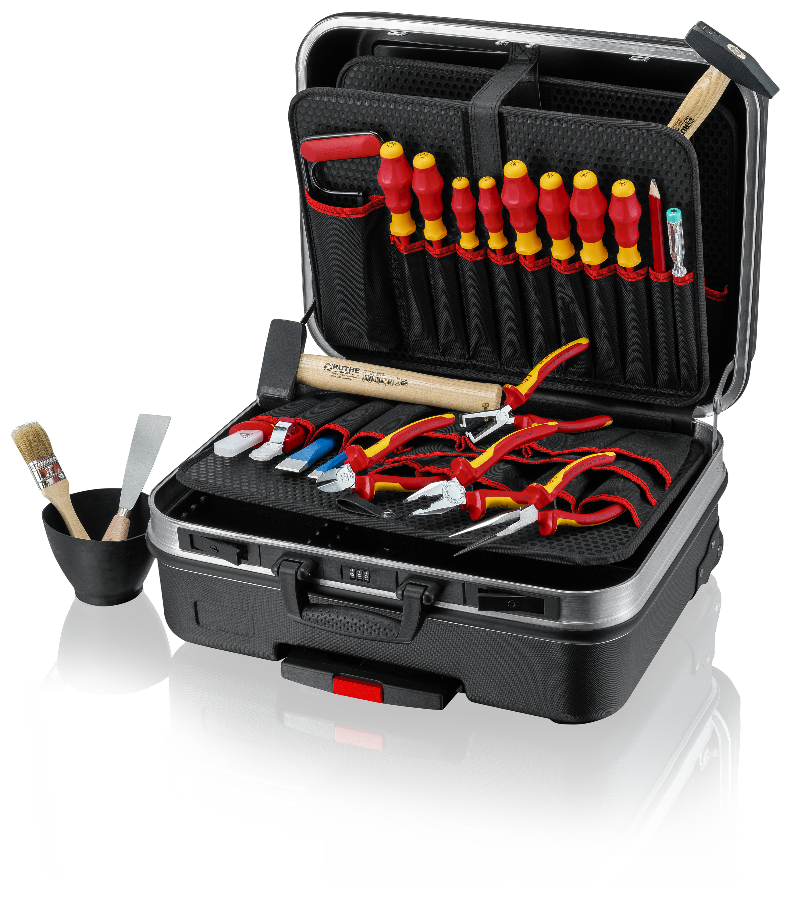 KNIPEX 00 21 06 HL S Tool case "BIG Basic Move" Electric 24 parts 515 mm