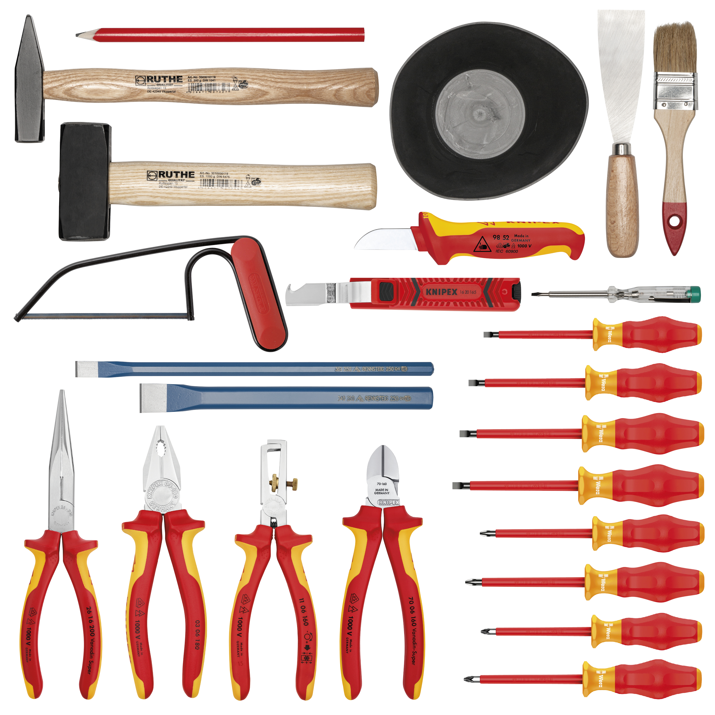 KNIPEX 00 21 06 HL S Tool case "BIG Basic Move" Electric 24 parts 515 mm thumbnail 4