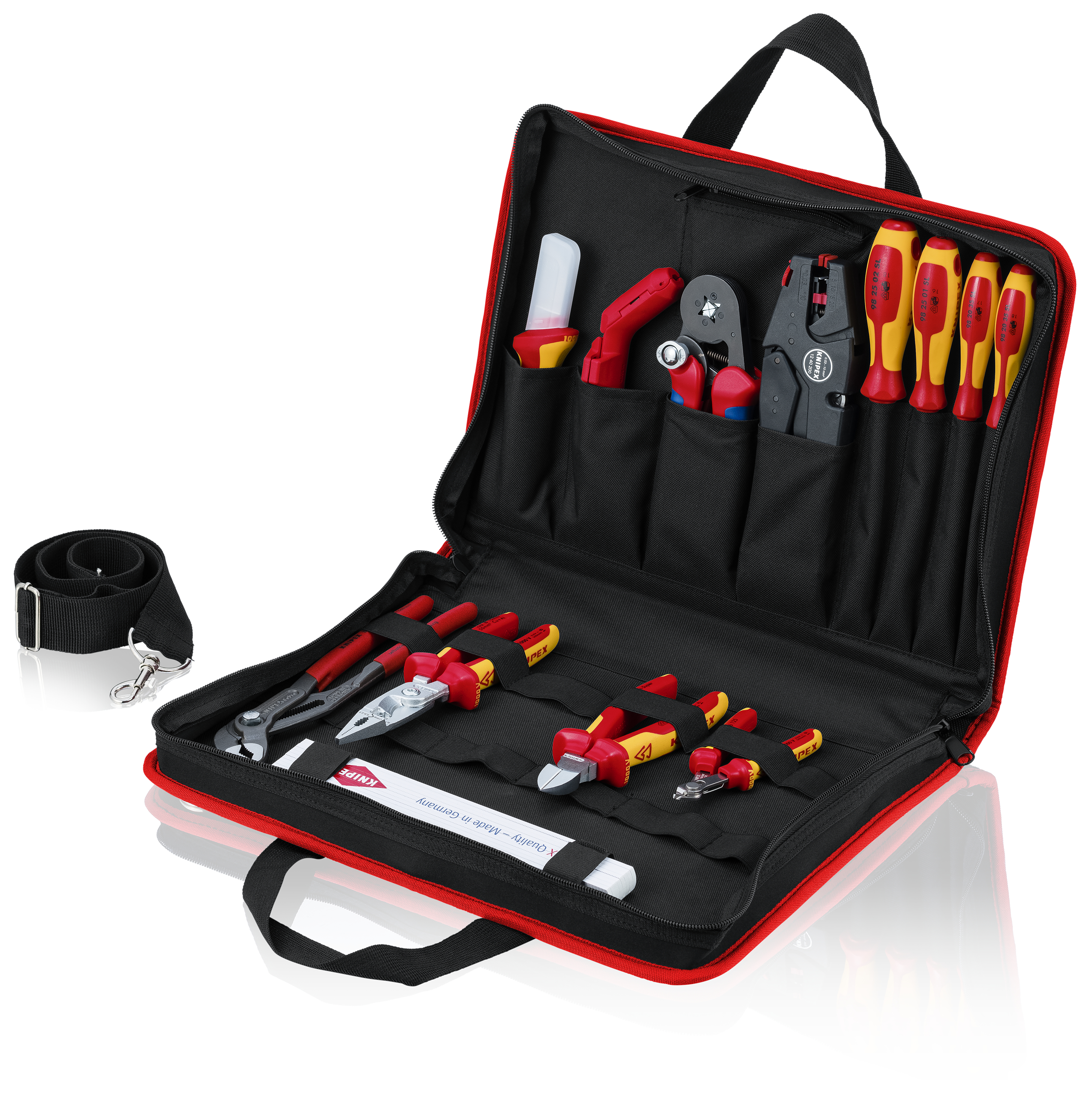 KNIPEX 00 21 11 Tool bag "Compact" Electric 14 parts 290 mm thumbnail 2