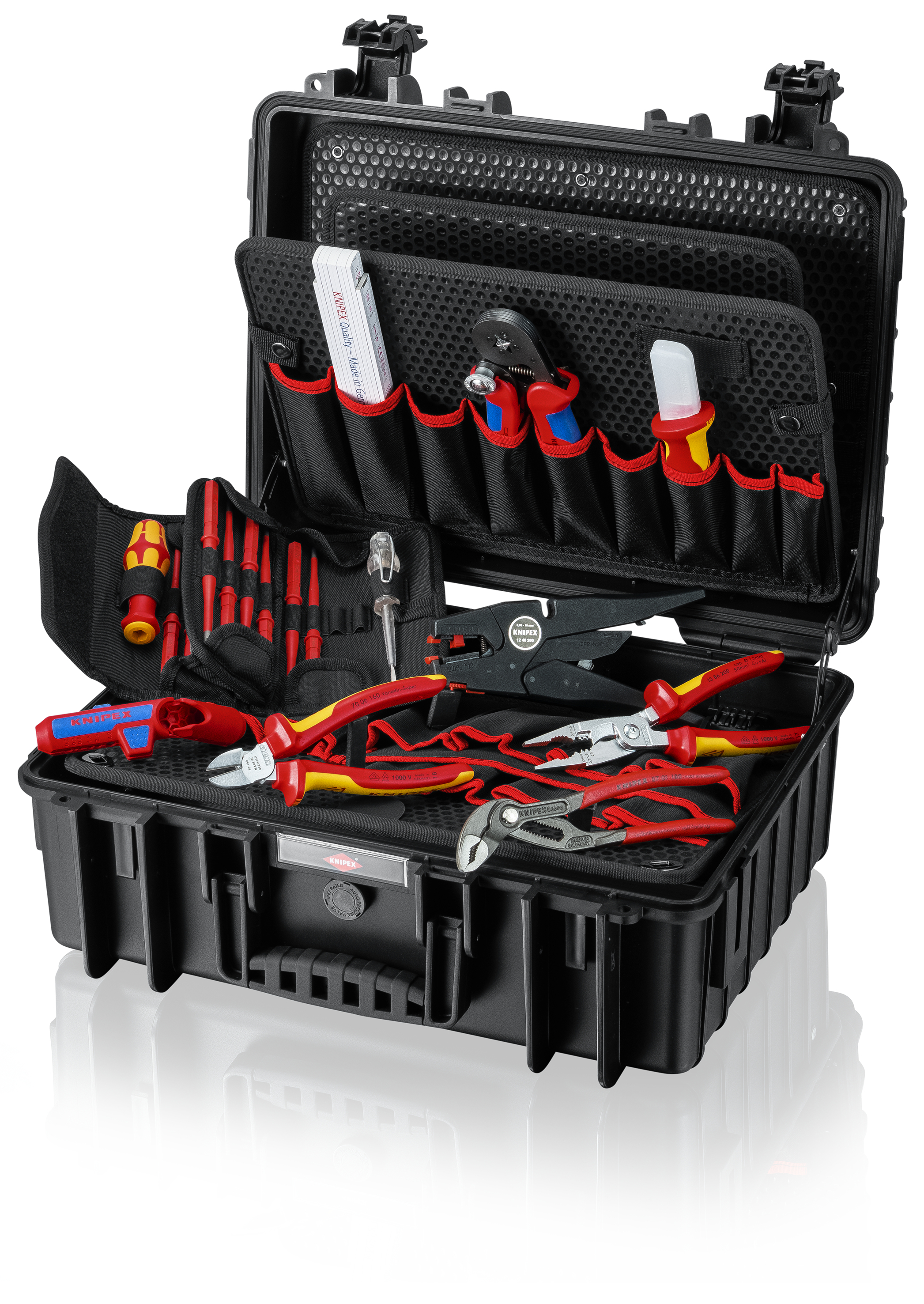 KNIPEX 00 21 35 Tool case "Robust23" Electric 25 parts 370 mm