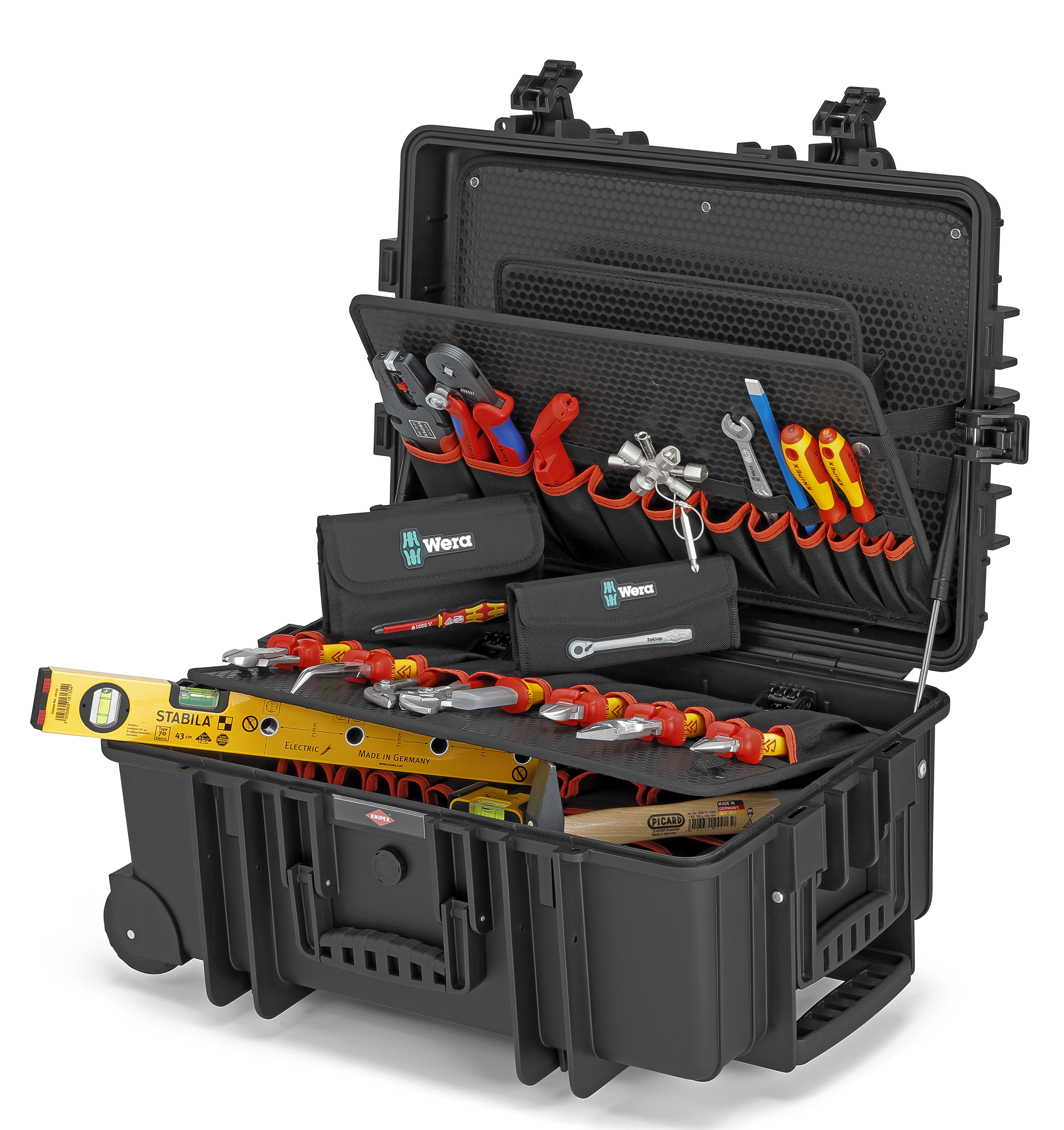 KNIPEX 00 21 37 M Tool case "Robust45 Move" Mechanic 90 parts 428 mm thumbnail 5