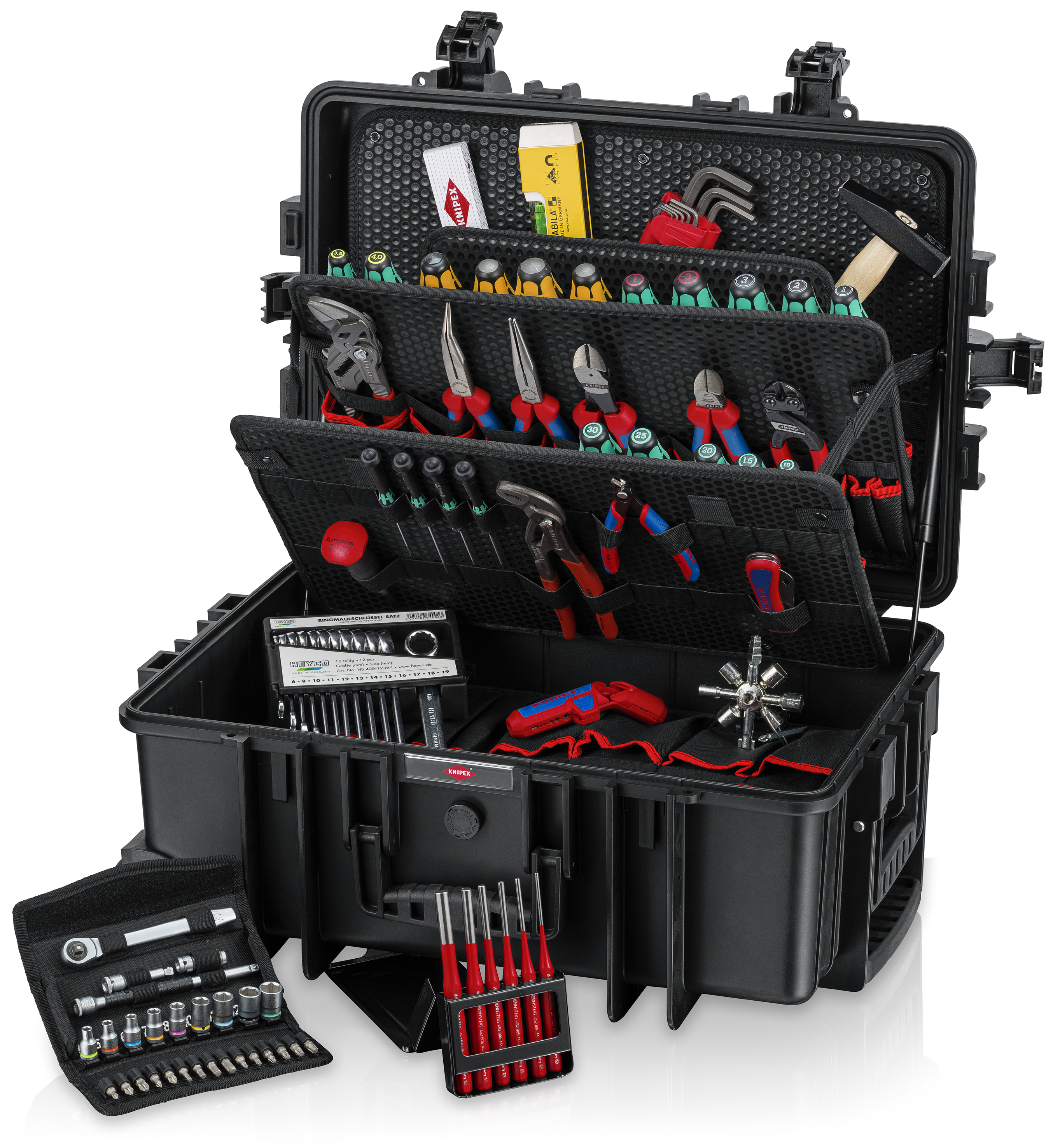 KNIPEX 00 21 37 M Tool case "Robust45 Move" Mechanic 90 parts 428 mm thumbnail 3