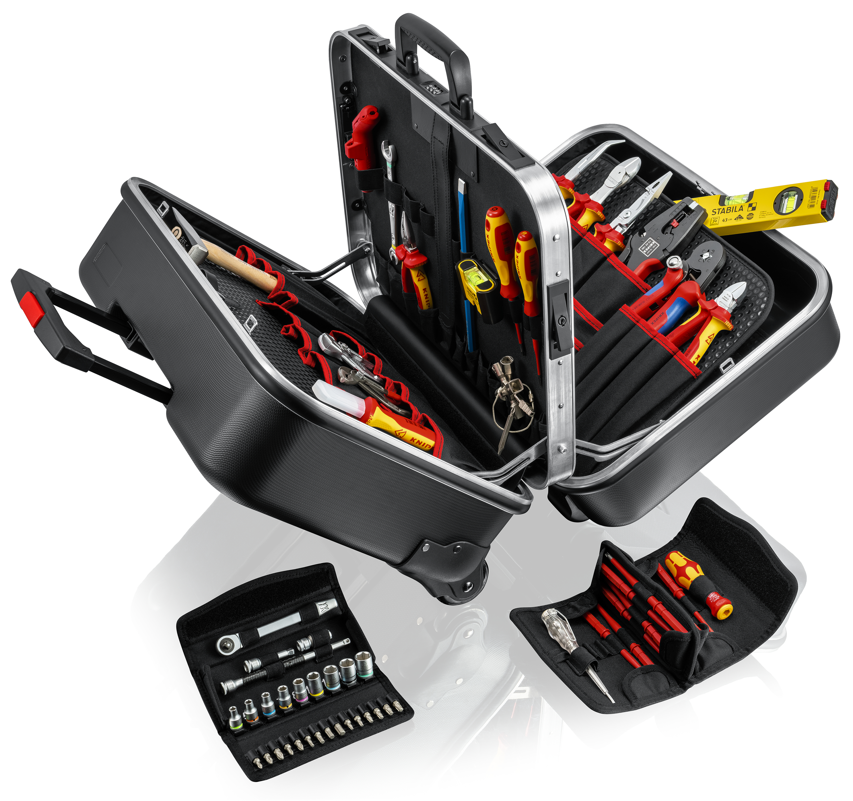 KNIPEX 00 21 41 Tool case "BIG Twin Move" Electric 66 parts 290 mm thumbnail 2