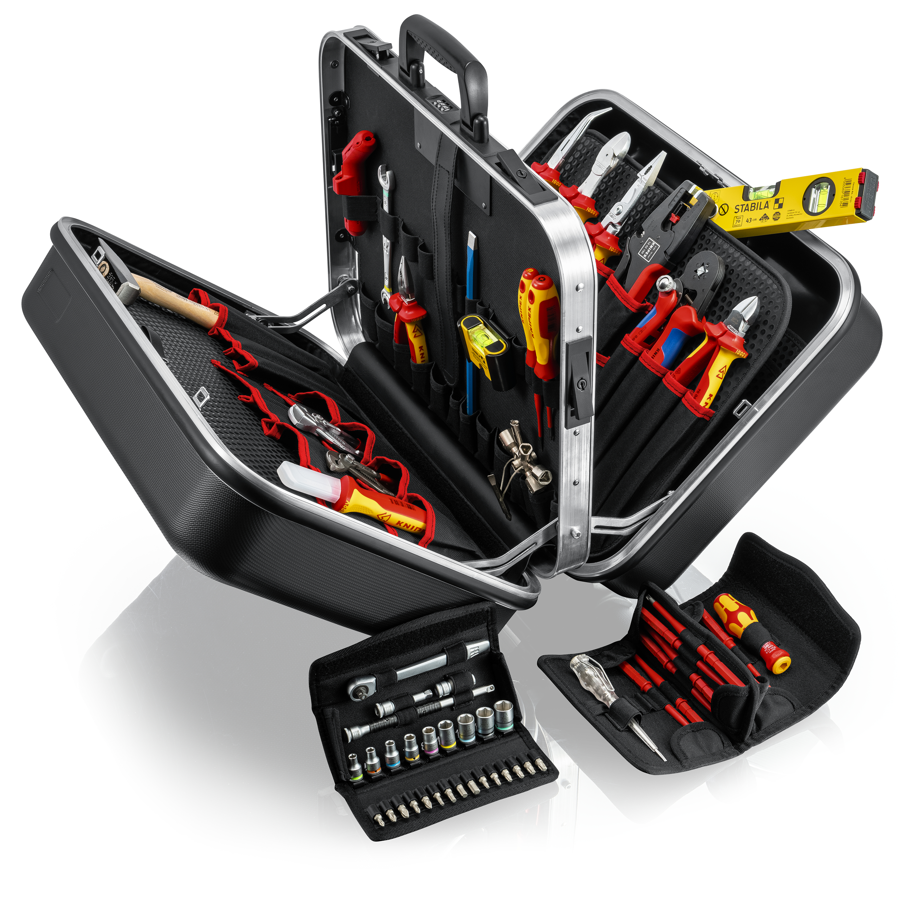 KNIPEX 00 21 42 Tool case "BIG Twin" Electric 66 parts 290 mm