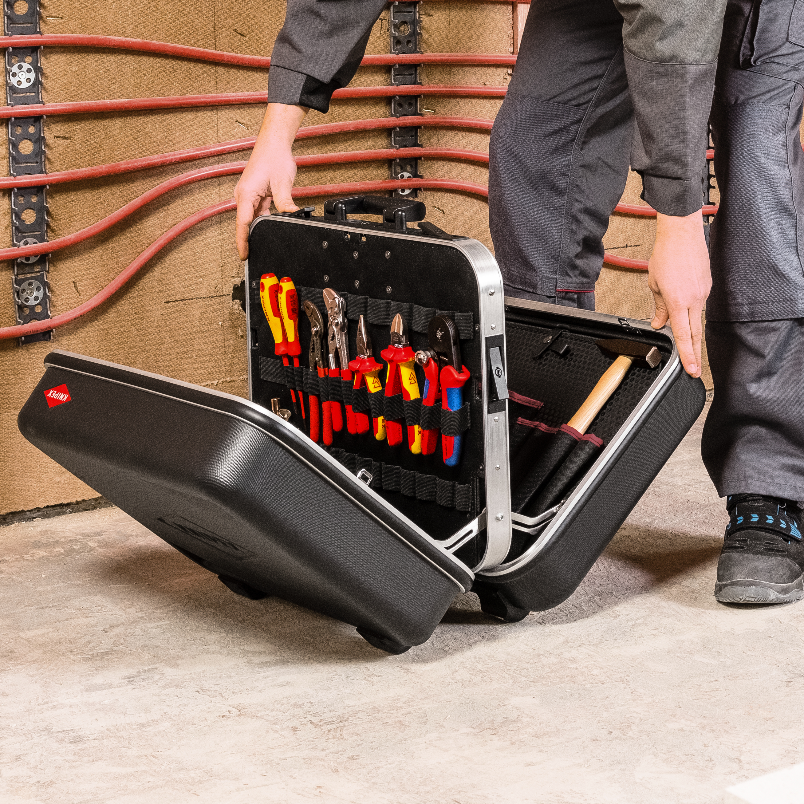 KNIPEX 00 21 42 Tool case "BIG Twin" Electric 66 parts 290 mm thumbnail 3