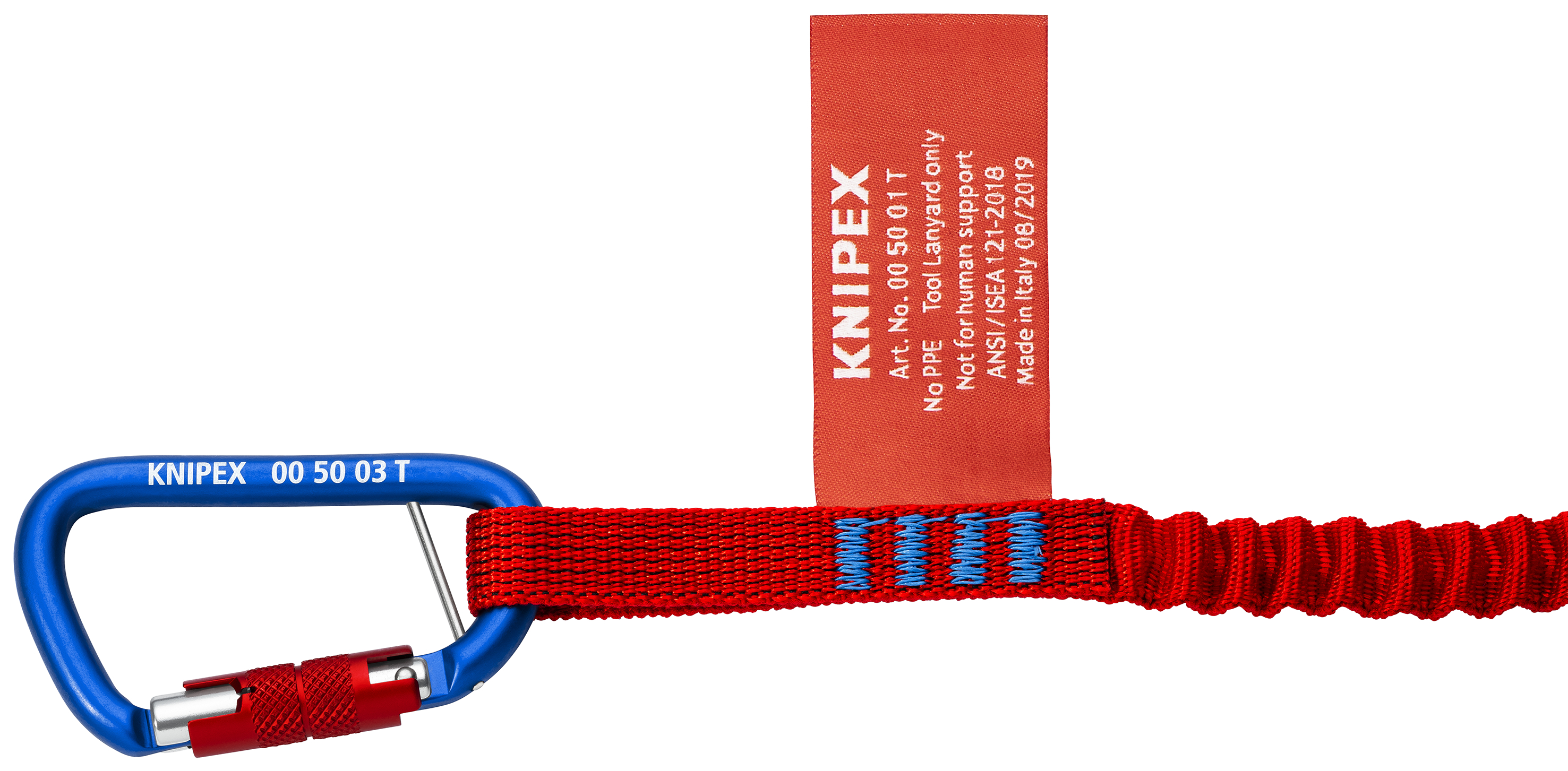 KNIPEX 00 50 03 T BK Carabiner 2 pieces 82 mm thumbnail 3