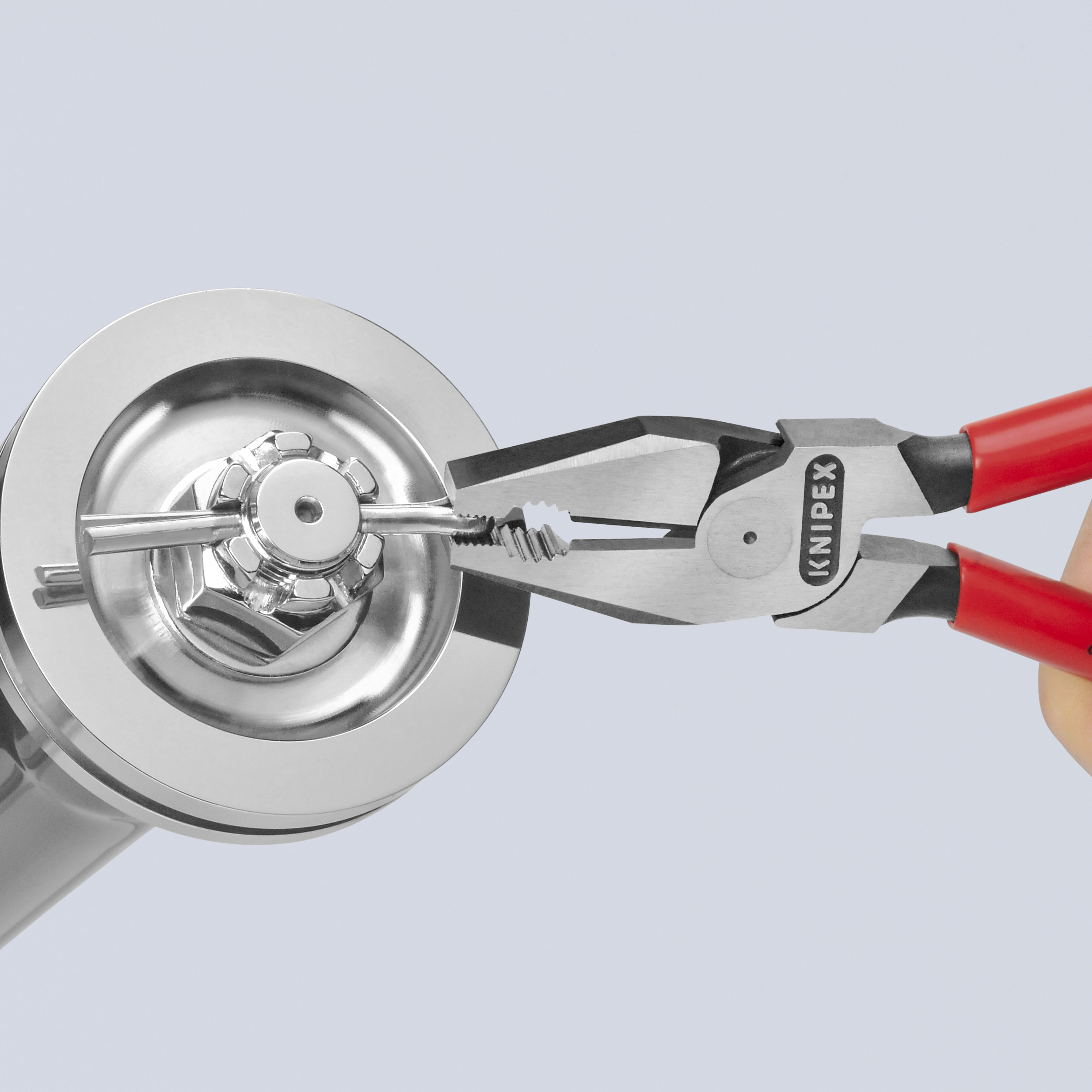 Kìm răng đa năng KNIPEX 02 01 200, tôi đen, mài cạnh, cán bọc nhựa cổ điển thumbnail 7