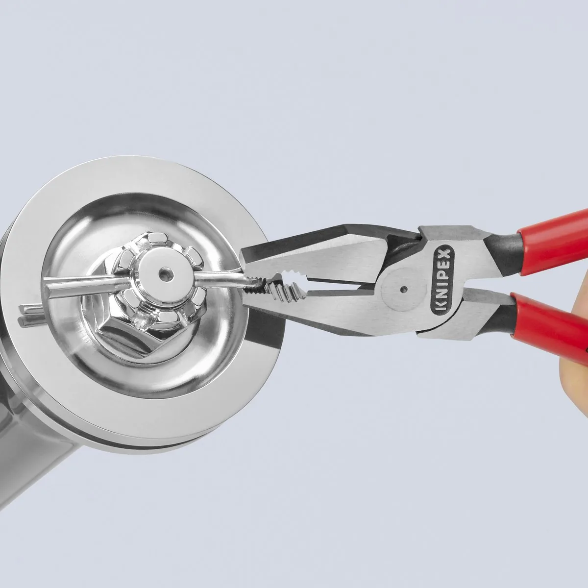 Kìm răng đa năng KNIPEX 02 01 200, tôi đen, mài cạnh, cán bọc nhựa cổ điển thumbnail 7