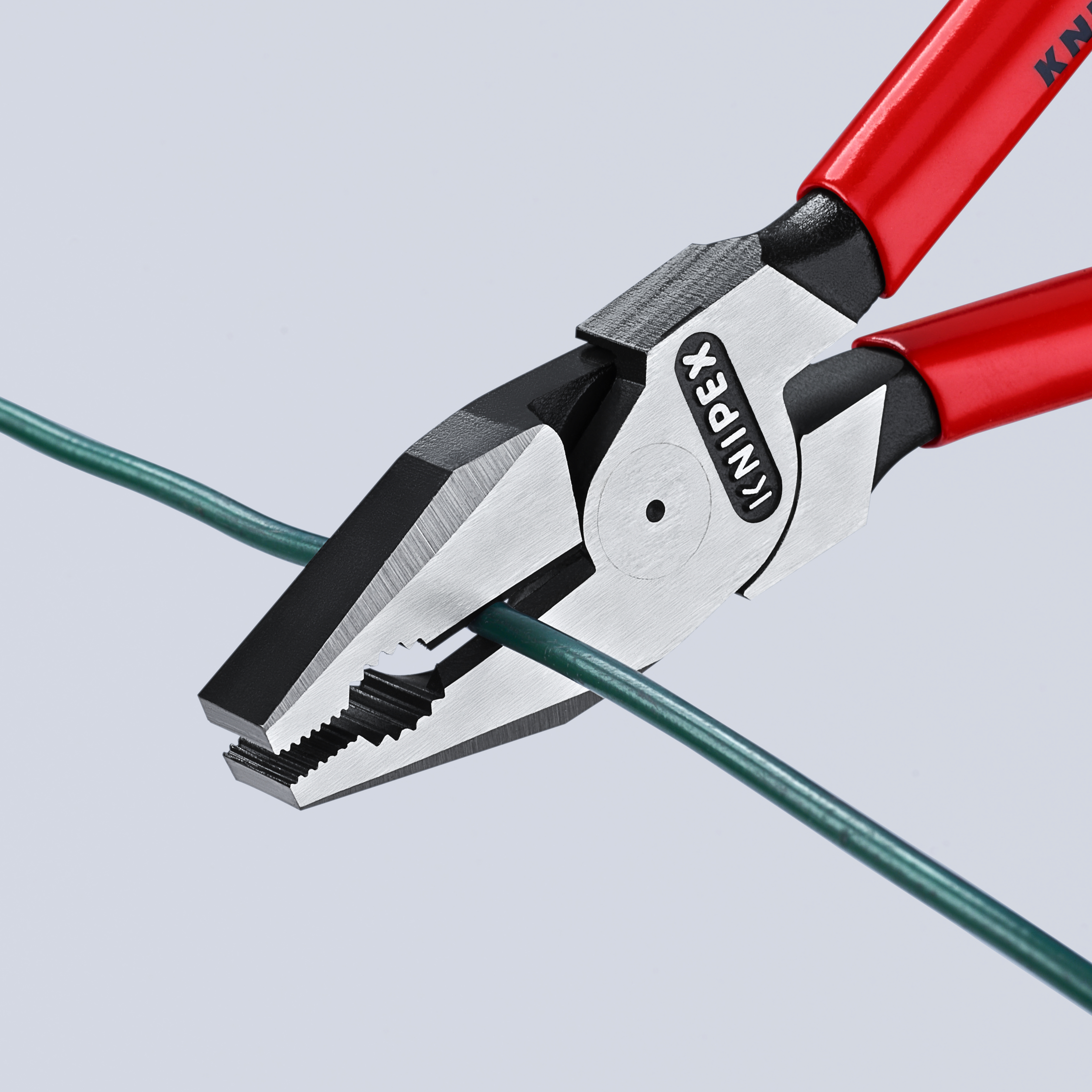 Kìm răng đa năng KNIPEX 02 01 200, tôi đen, mài cạnh, cán bọc nhựa cổ điển thumbnail 8