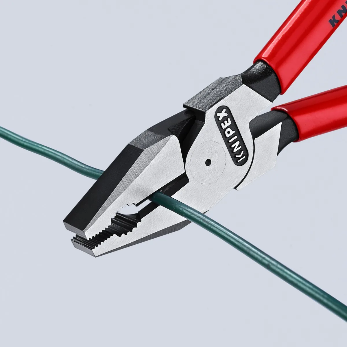 Kìm răng đa năng KNIPEX 02 01 200, tôi đen, mài cạnh, cán bọc nhựa cổ điển thumbnail 8