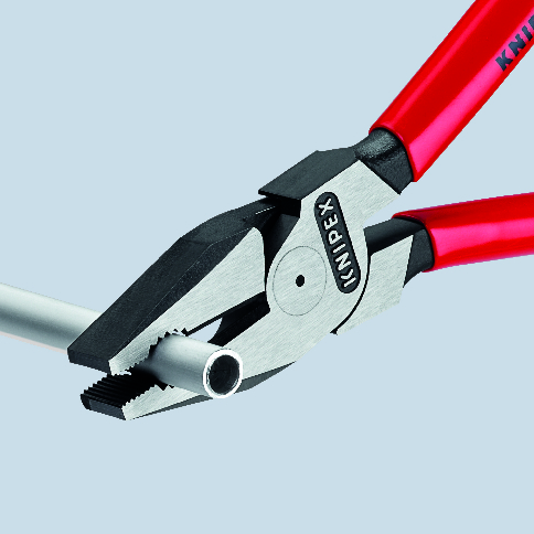 KNIPEX 02 01 225 SB High Leverage Combination Pliers 225 mm black atramentized with plastic coating polished thumbnail 4