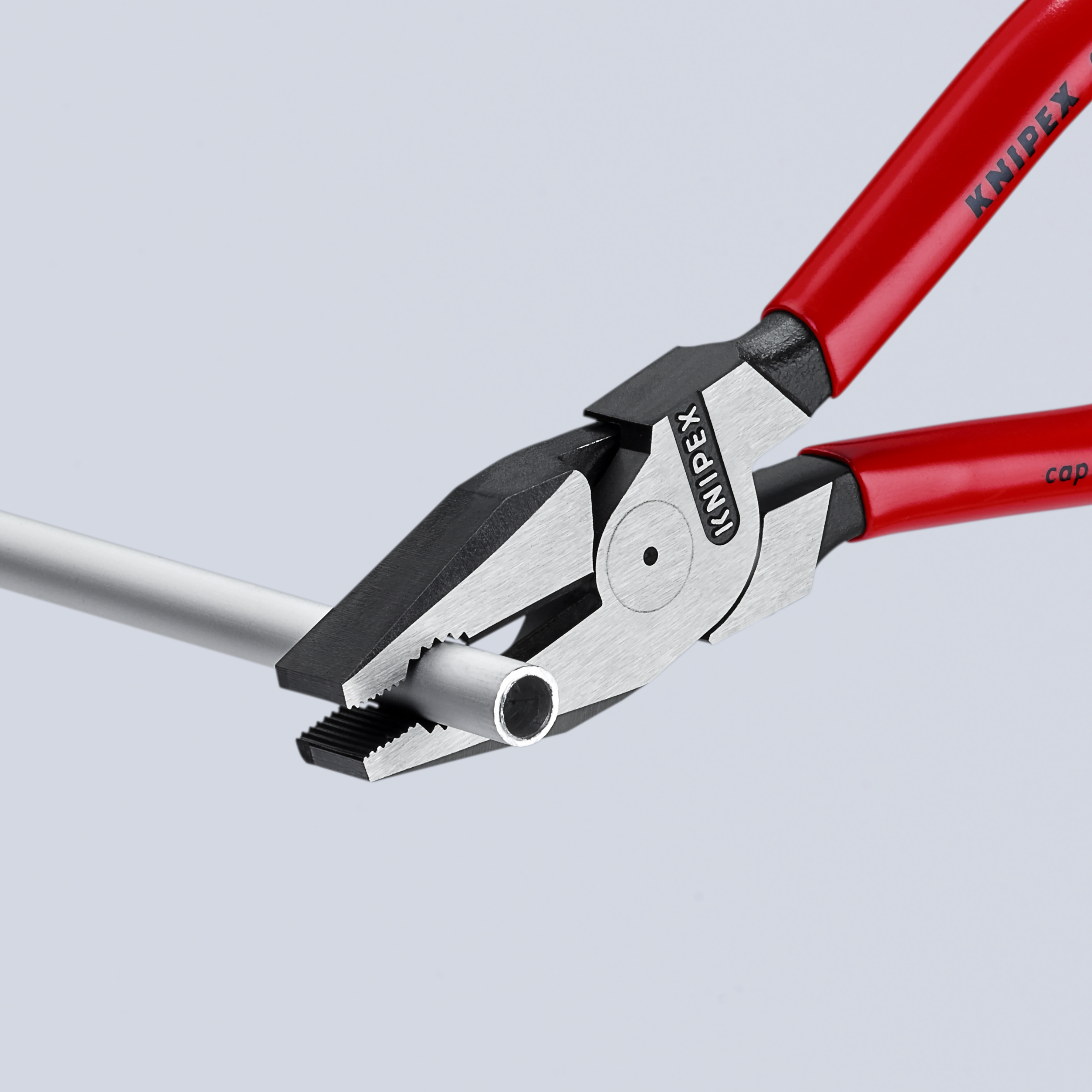 KNIPEX 02 01 225 SB High Leverage Combination Pliers 225 mm black atramentized with plastic coating polished thumbnail 8