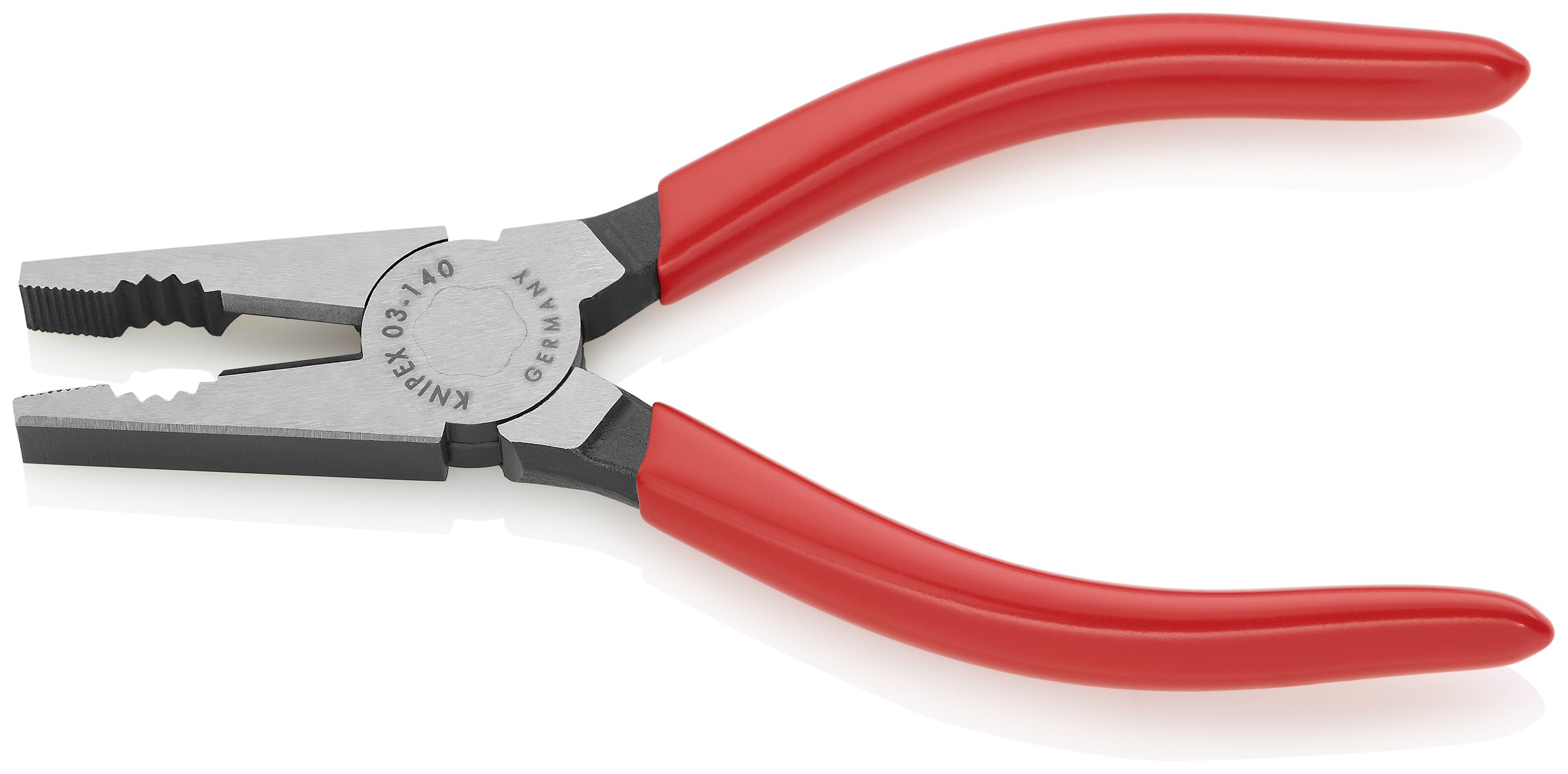 KNIPEX 03 01 140 Combination Pliers 140 mm black atramentized with plastic coating polished thumbnail 2