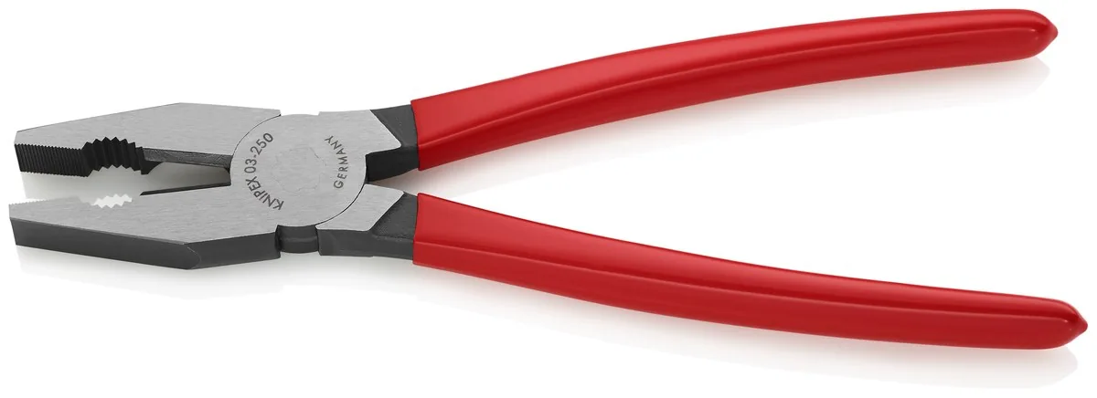 Kìm đa năng KNIPEX 03 01 250, đầu mạ đen, đánh bóng, cán boc PVC nhúng thumbnail 3