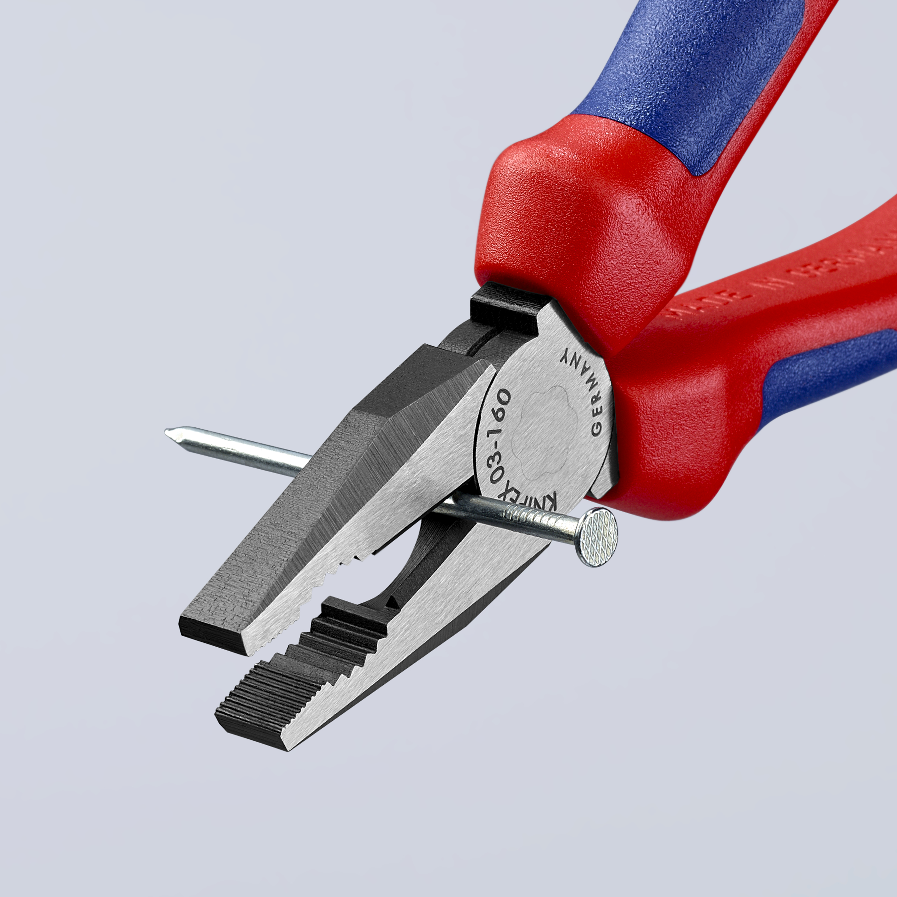 KNIPEX 03 02 160 SB Combination Pliers 160 mm black atramentized with comfort handles polished thumbnail 4