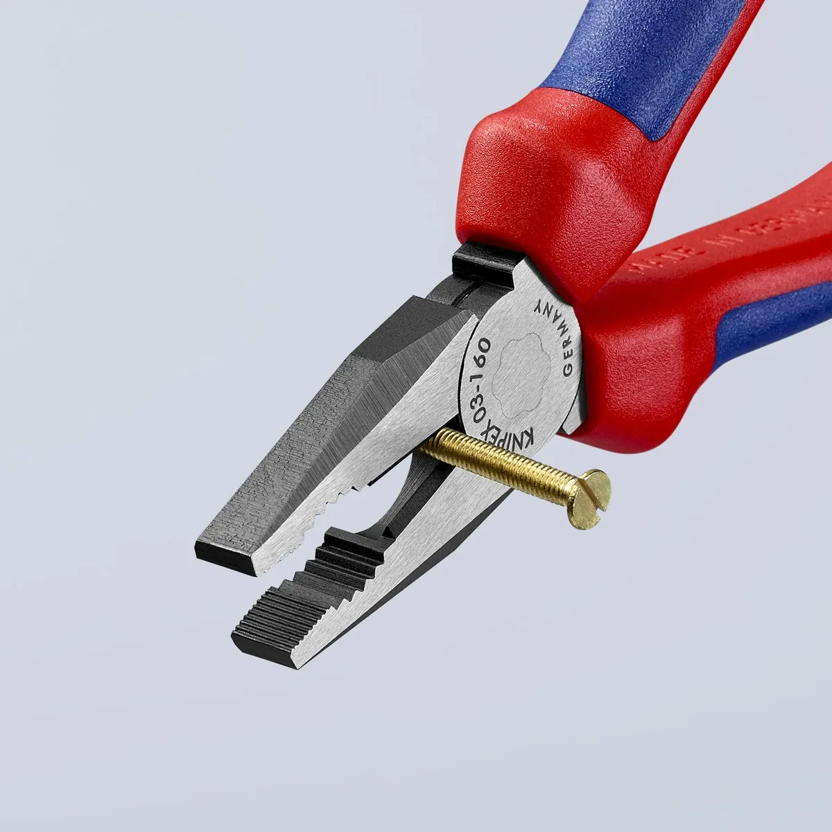 KNIPEX 03 02 160 Combination Pliers 160 mm black atramentized with comfort handles polished thumbnail 6