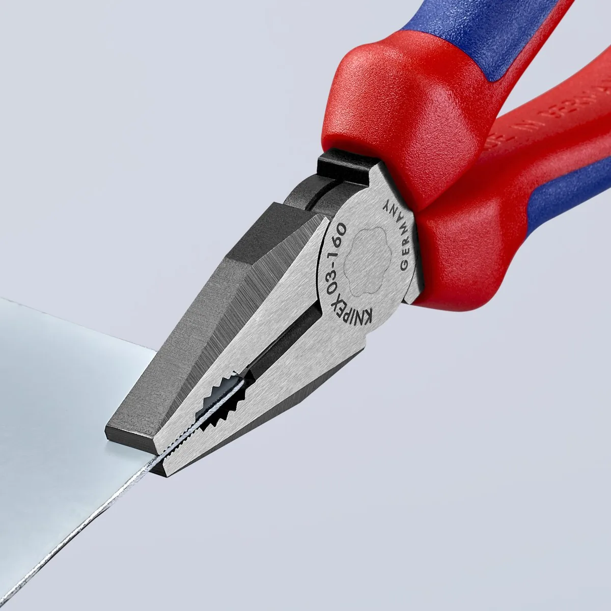 KNIPEX 03 02 160 Combination Pliers 160 mm black atramentized with comfort handles polished thumbnail 8