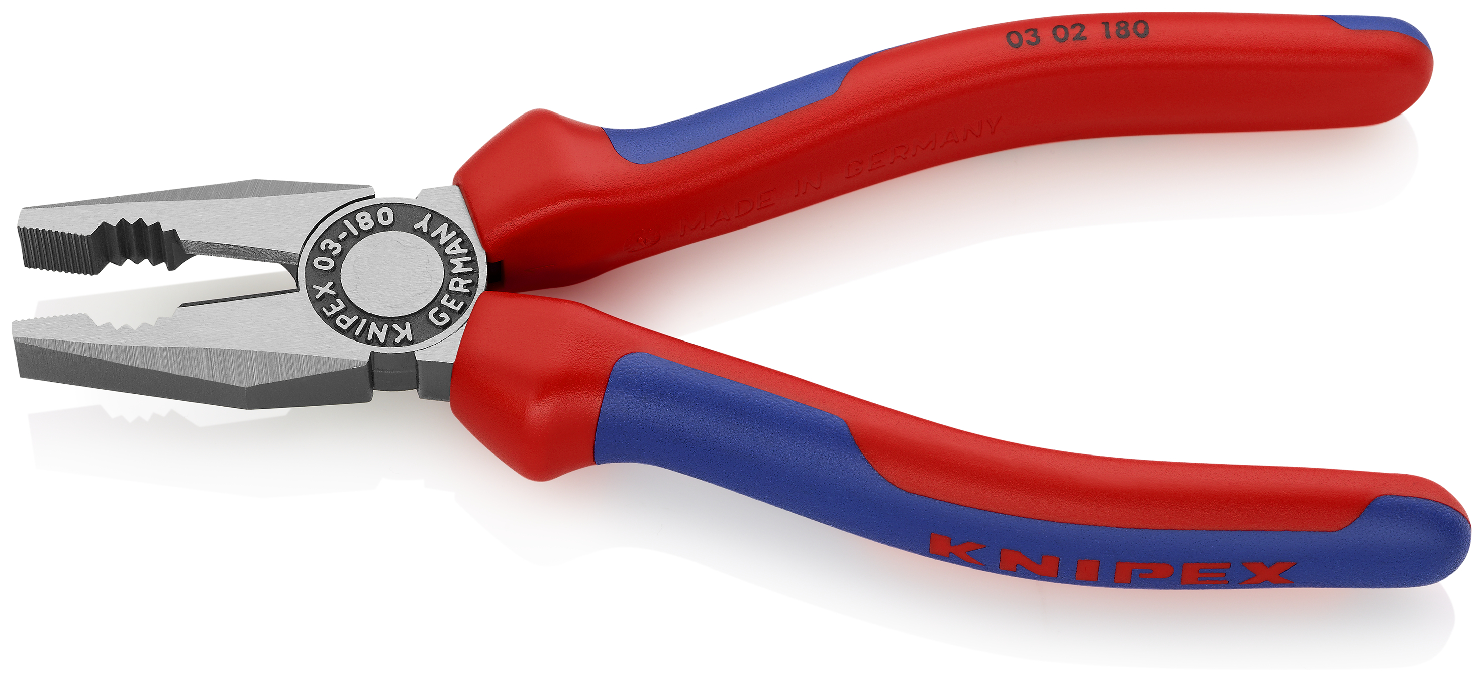 KNIPEX 03 02 180 Combination Pliers 180 mm black atramentized with comfort handles polished thumbnail 2