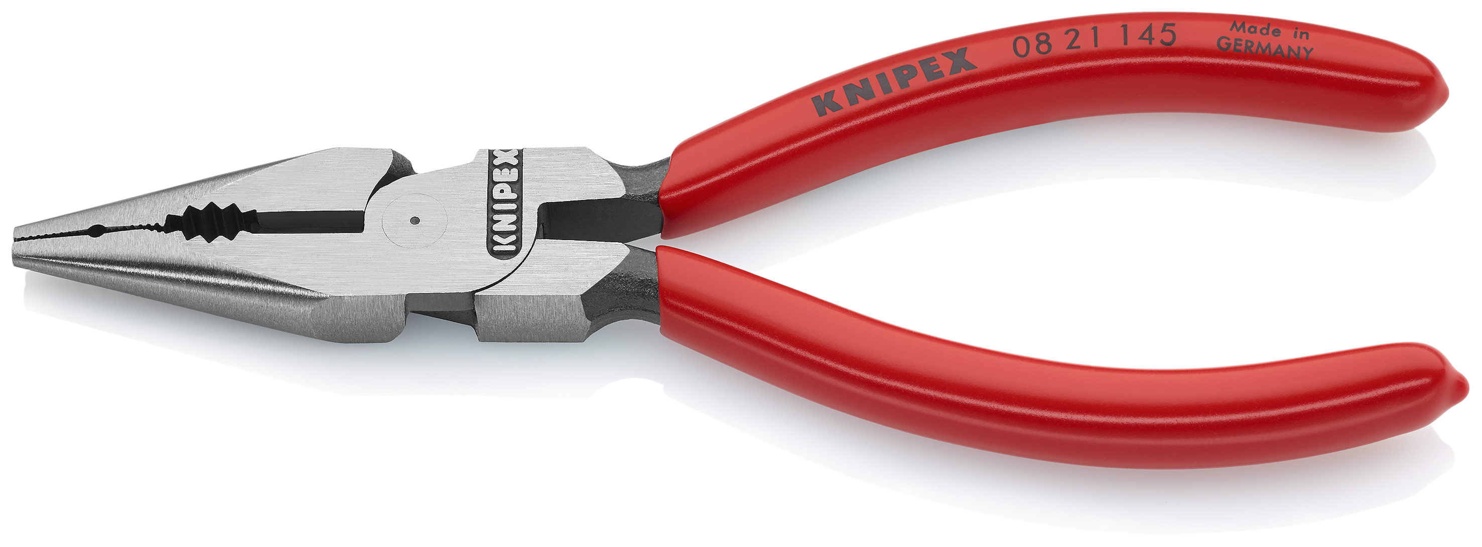 KNIPEX 08 21 145 SB Needle-Nose Combination Pliers 145 mm black atramentized with plastic coating polished thumbnail 4