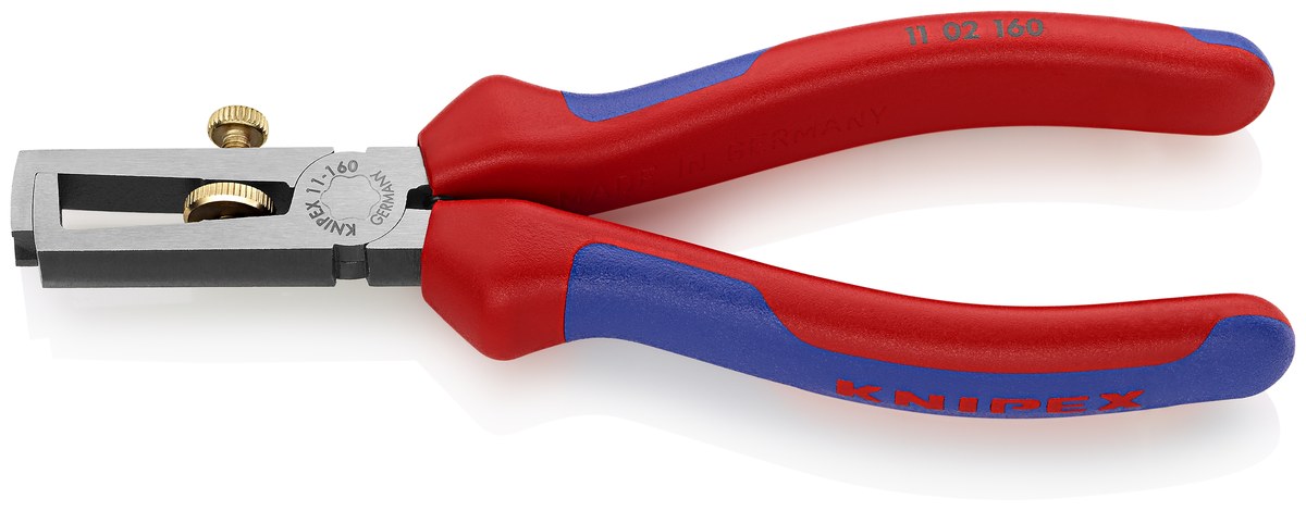 Kìm tuốt dây điện KNIPEX 11 02 160 SB, dài 160mm