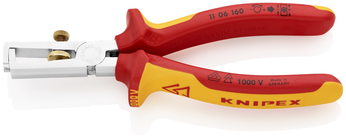 Kìm tuốt dây điện KNIPEX 11 06 160 T, dài 160mm thumbnail 5