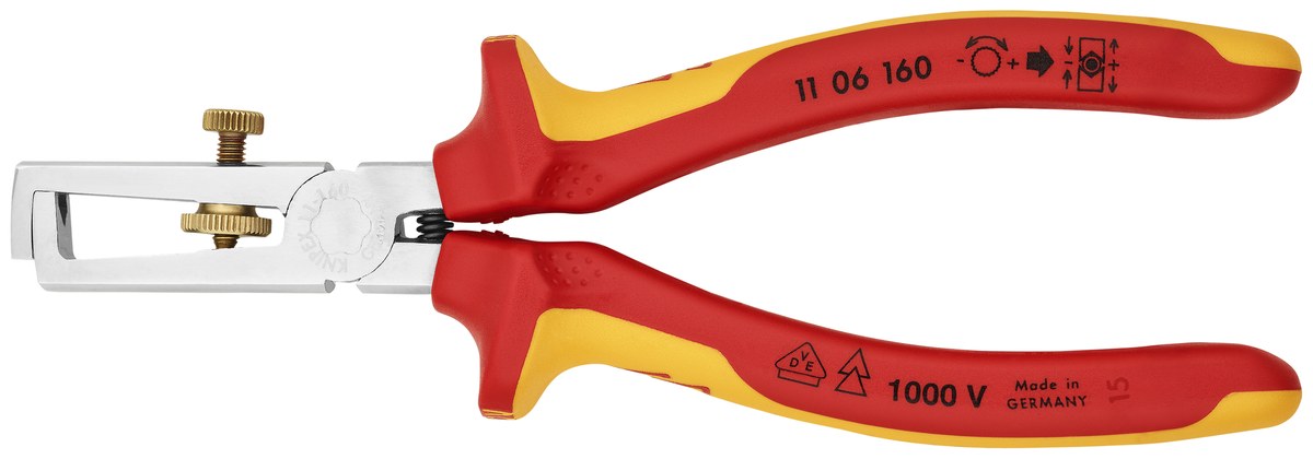 Kìm tuốt dây điện KNIPEX 11 06 160 T, dài 160mm thumbnail 8