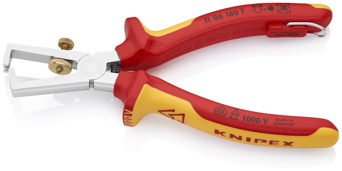 Kìm tuốt dây điện KNIPEX 11 06 160 T, dài 160mm thumbnail 2