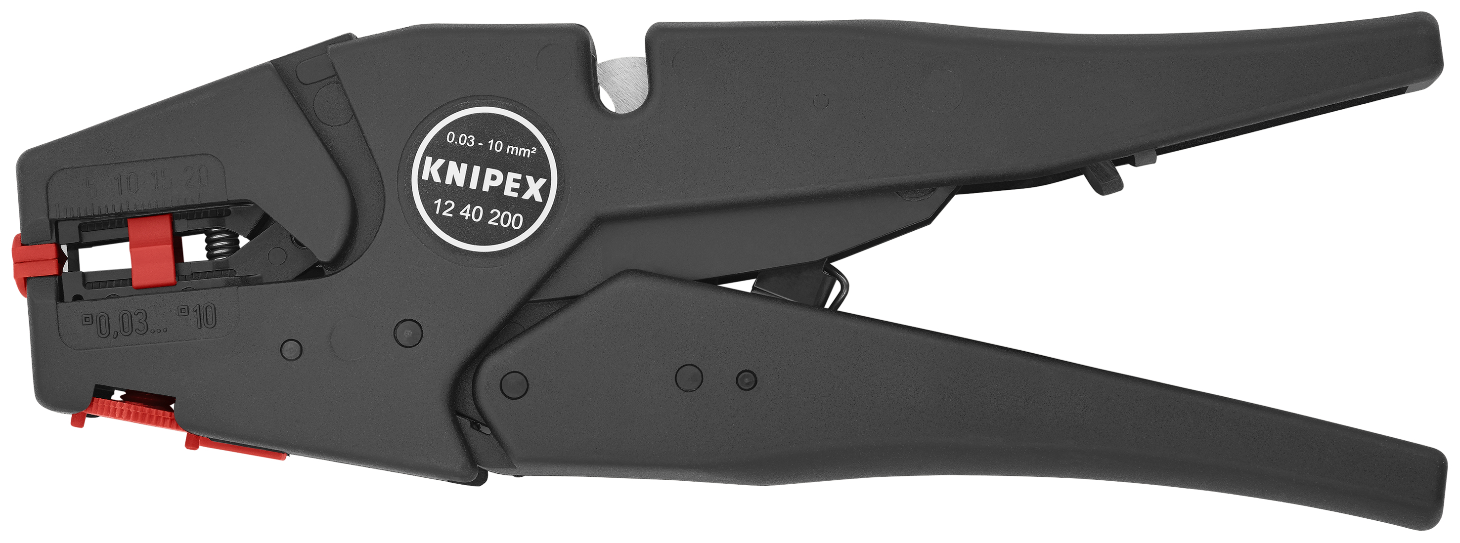 KNIPEX 12 40 200 EAN Self-Adjusting Insulation Stripper 200 mm thumbnail 2
