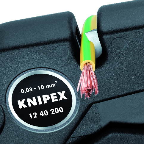 KNIPEX 12 40 200 EAN Self-Adjusting Insulation Stripper 200 mm thumbnail 4