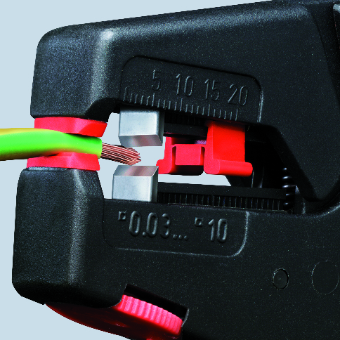 KNIPEX 12 40 200 EAN Self-Adjusting Insulation Stripper 200 mm thumbnail 5