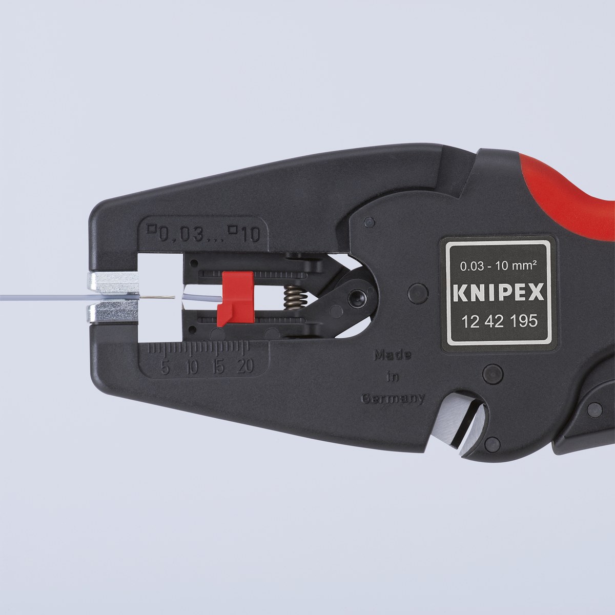 Kìm tước dây tự động KNIPEX 12 42 195 SB, dài 195mm thumbnail 4
