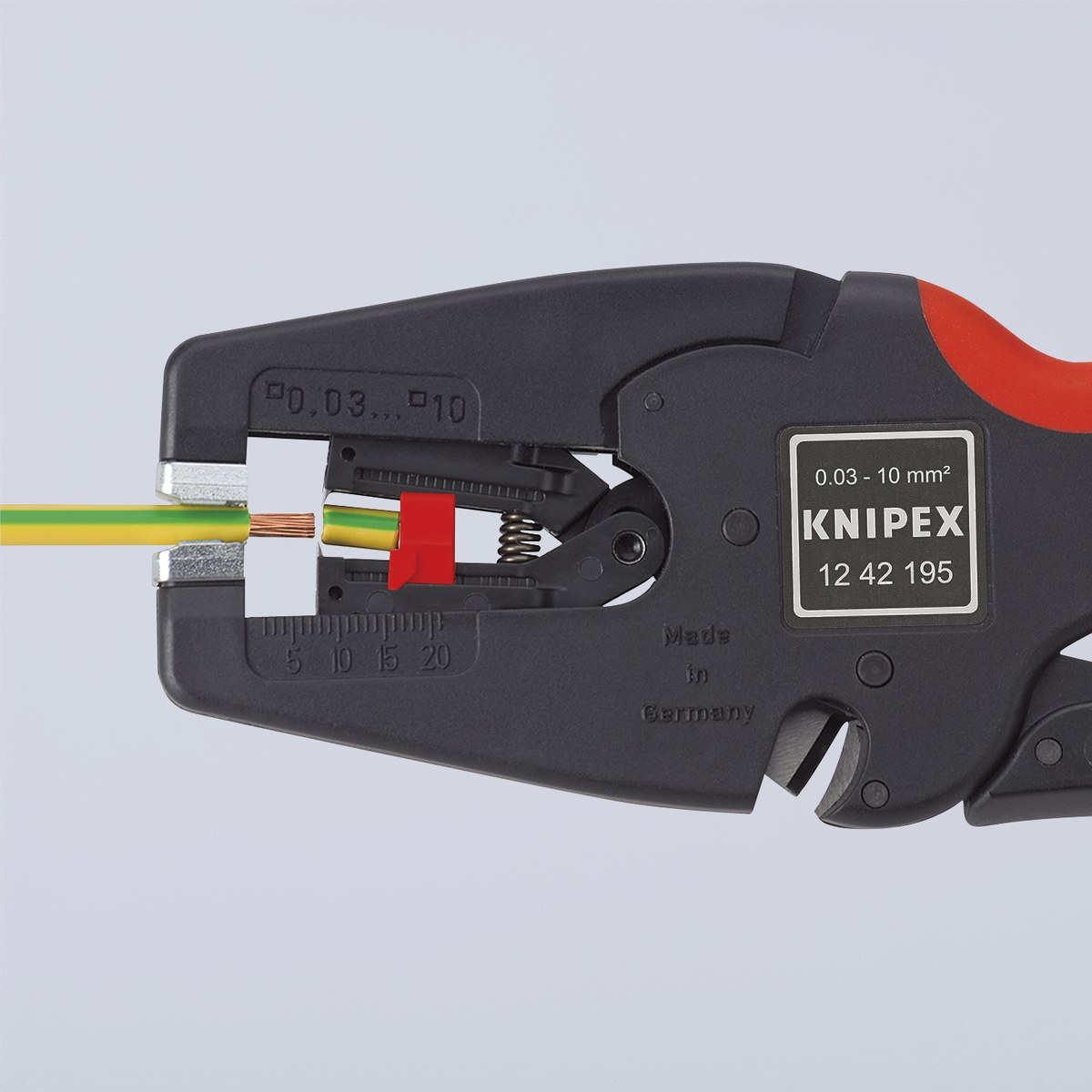 Kìm tước dây tự động KNIPEX 12 42 195 SB, dài 195mm thumbnail 6