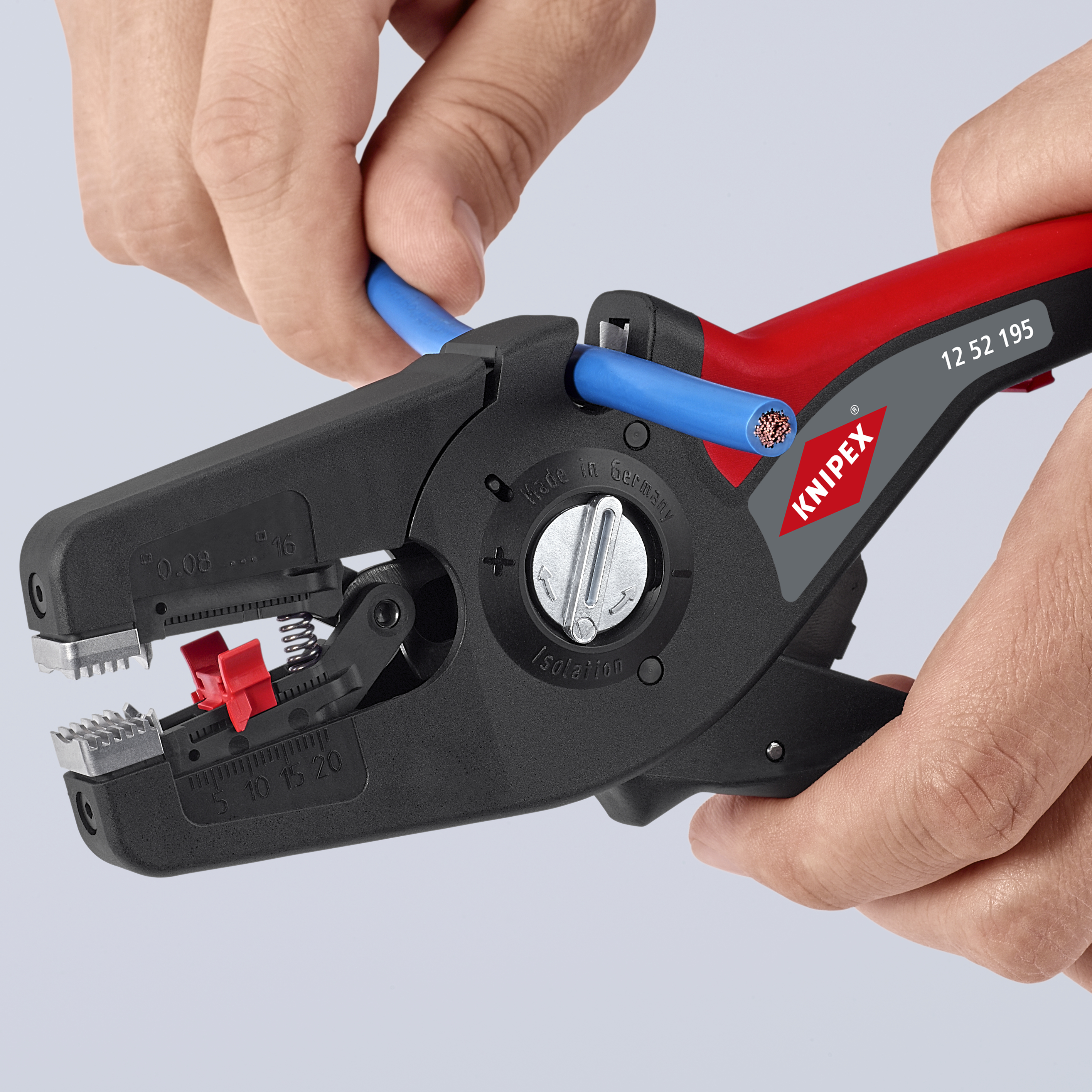 KNIPEX 12 52 195 SB PreciStrip16® Automatic Insulation Stripper 190 mm thumbnail 3