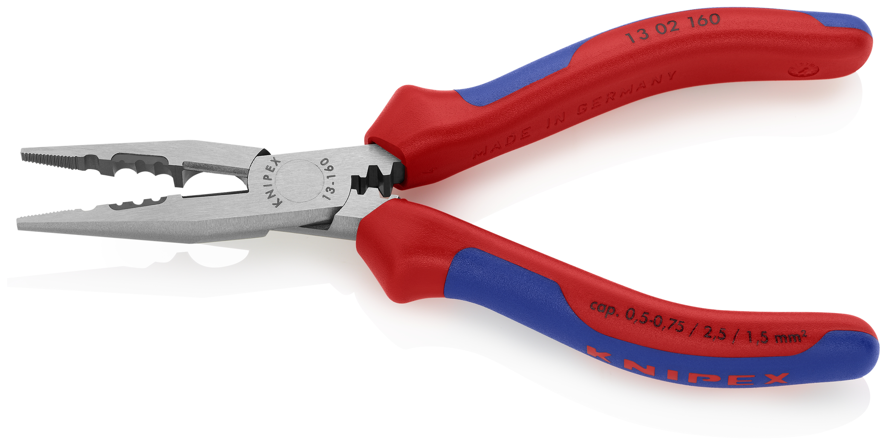KNIPEX 13 02 160 SB Electricians' Pliers 160 mm black atramentized with comfort handles polished thumbnail 2
