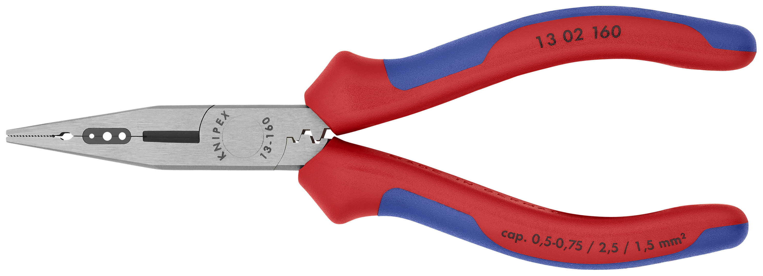 KNIPEX 13 02 160 SB Electricians' Pliers 160 mm black atramentized with comfort handles polished thumbnail 3