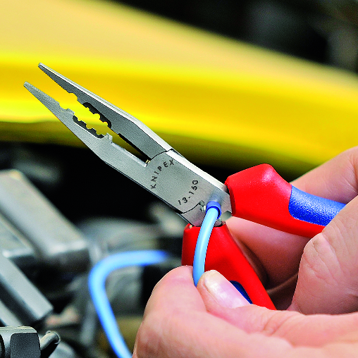 KNIPEX 13 02 160 SB Electricians' Pliers 160 mm black atramentized with comfort handles polished thumbnail 4