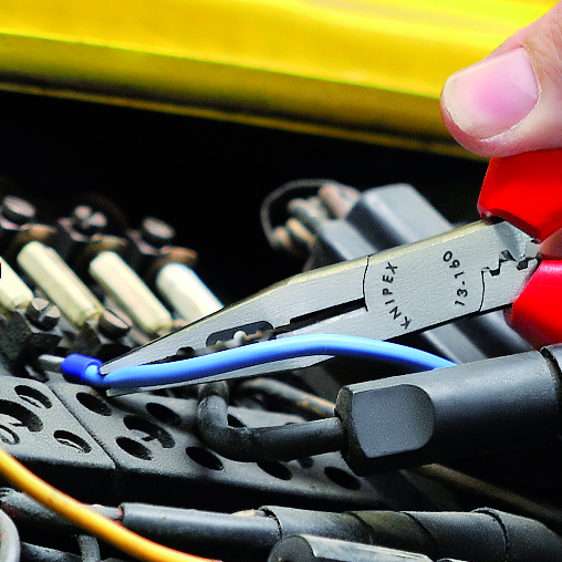 KNIPEX 13 02 160 SB Electricians' Pliers 160 mm black atramentized with comfort handles polished thumbnail 5