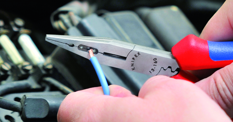 KNIPEX 13 02 160 SB Electricians' Pliers 160 mm black atramentized with comfort handles polished thumbnail 6