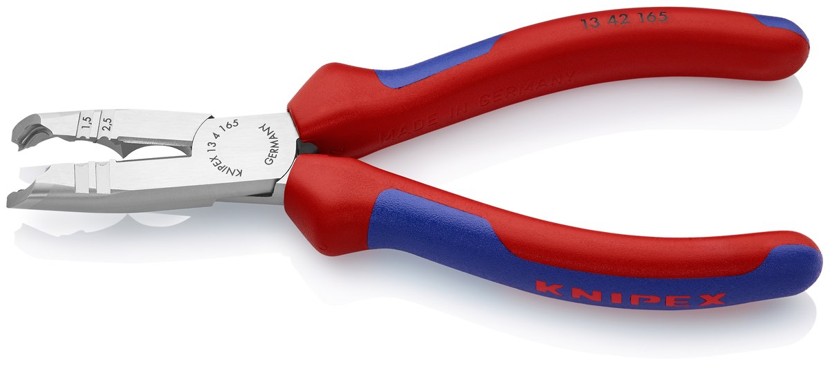 Kìm cắt tuốt dây chính xác KNIPEX 13 42 165, dài 165mm thumbnail 2