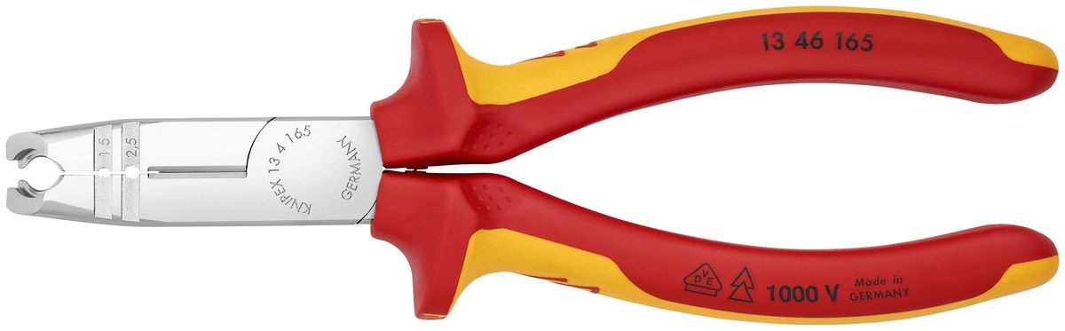 Kìm cắt tuốt dây chính xác KNIPEX 13 46 165 SB, dài 165mm thumbnail 6