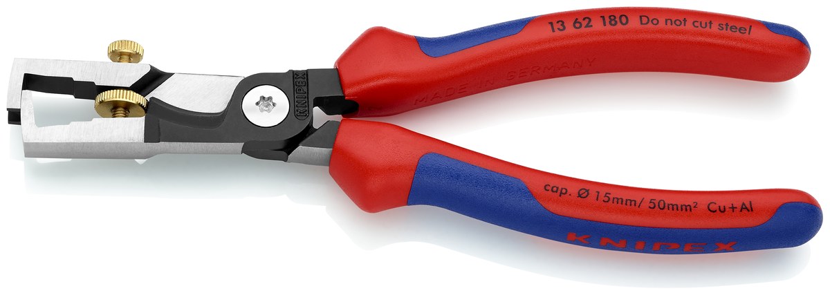 Kìm tuốt cắt cáp KNIPEX 13 62 180, dài 180mm