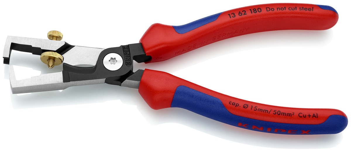 Kìm tuốt cắt cáp KNIPEX 13 62 180, dài 180mm thumbnail 2