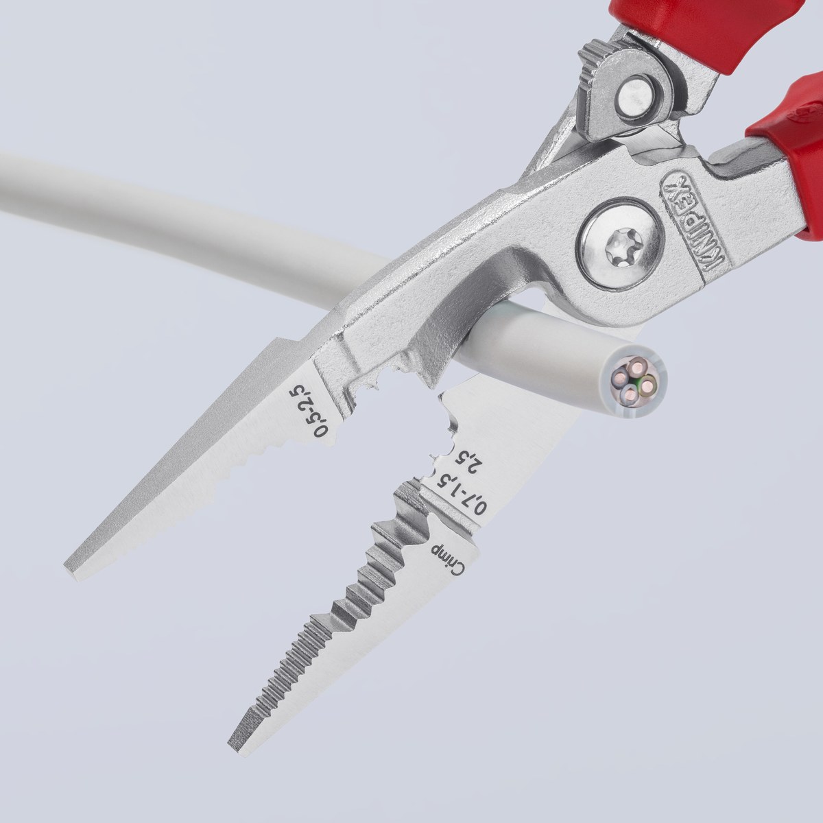 Kìm thợ điện đa năng KNIPEX 13 96 200 SB, dài 200mm thumbnail 5