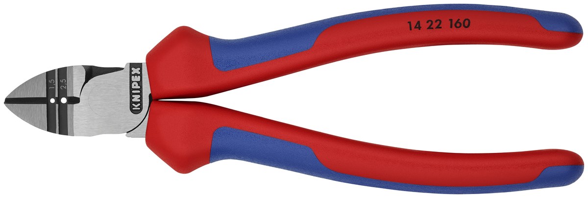 Kềm cắt cạnh - tuốt dây KNIPEX 14 22 160 SB, dài 160mm thumbnail 3